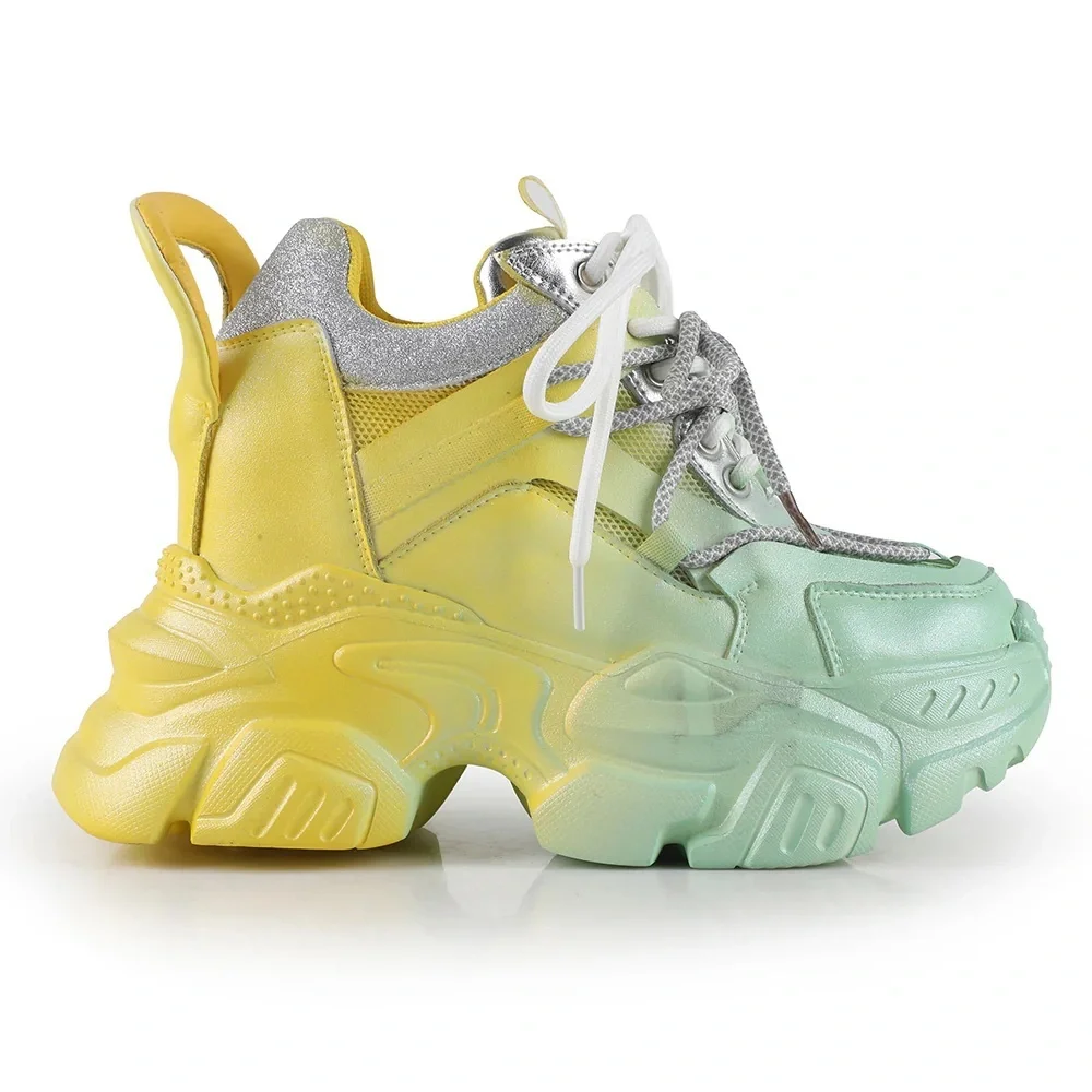 Anthony Wang Jack Fruit Yellow Sneaker Wedge